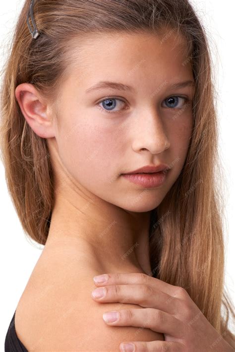 Premium Photo | Feeling demure cropped view of a cute young teen girl