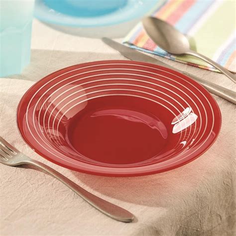 Тарелка глубокая Luminarc Factory Red круглая 21.5 см (P3264) – фото ...