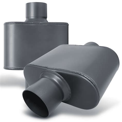 M-AUTO 3 Inch Inlet/Outlet [CHAMBERED EXHAUST MUFFLER] Straight-Through