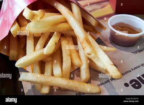 McDonalds fries and sauce usa Stock Photo - Alamy