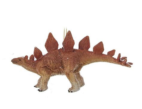 Ёлочная игрушка ДРЕВНИЙ ДРАКОН - ЗАДУМЧИВЫЙ СТЕГОЗАВР, коллекция ...