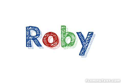 Roby Logo | Free Name Design Tool from Flaming Text