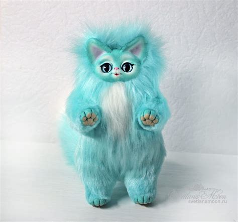 Каркасная игрушка из меха и полимерной глины - Lucky | Игрушки, Работы ...