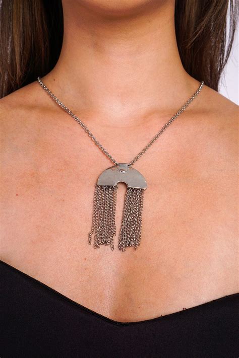 necklaces silver chain for women 7