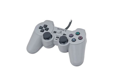 [PS1] Drátový Ovladač Sony Dualshock - šedý | Konzoleahry.cz
