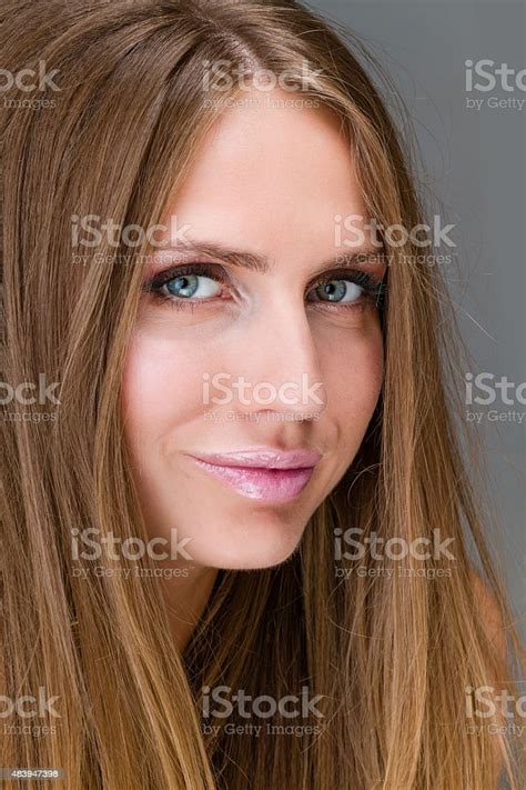portrait   young woman  beauty face stock photo