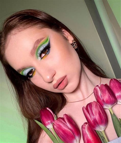 Color makeup |идея макияжа|цветной макияж
