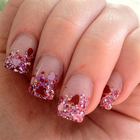 30+ Romantic DIY Valentines Day Nail Art Designs to Set Pulses Racing ...