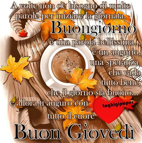 Buon Giovedì Autunnale ⋆ Toghigi♥Paper