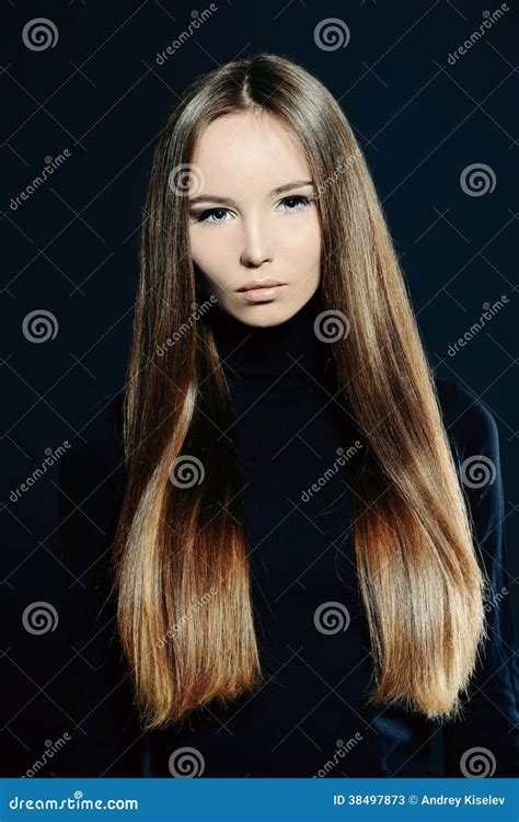 Beautiful long hair stock image. Image of model, beautiful - 38497873