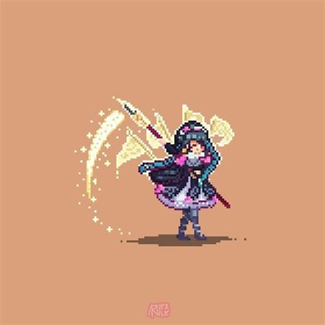 👾Пиксельная💐Юнь Цзинь🎵🎎 | Cool pixel art, Pixel art, Anime pixel art