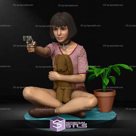 Mathilda 3D Print Sitting from Leon STL Files | SpecialSTL