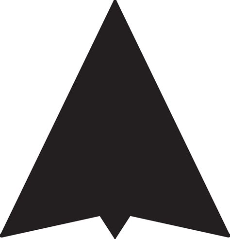 Black cursor in flat style. Glyph icon or symbol. 25328227 Vector Art ...
