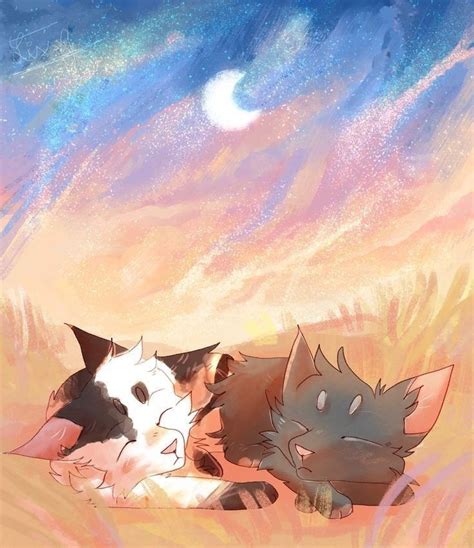 Коты воители / Ячмень и Горелый | Gatos guerreiros, Ilustrações de ...