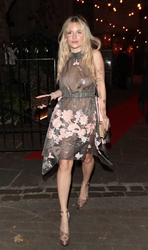 Lottie Moss in a See-Through Dress Leaves 2023 Glamour Women of The