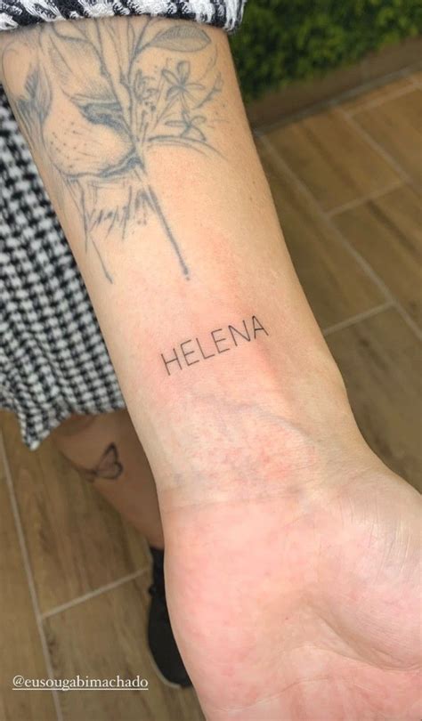 Tatuagem Helena Filha - Tatto Helena | Tatuagem nome de filho, Tatuagens nomes, Tatoo nome de ...