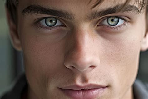 Premium AI Image | A close up of a man's face