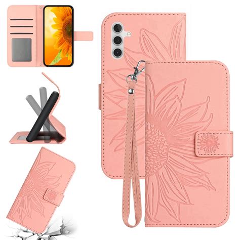 Feishell Slim Wallet Case for Samsung Galaxy A16 5G,for Men Women