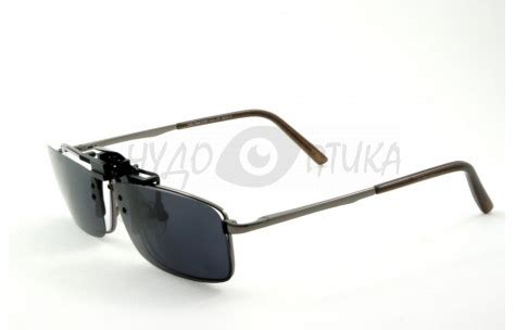 Поляризационные накладки-шторки на очки Polarized черные, размер M ...