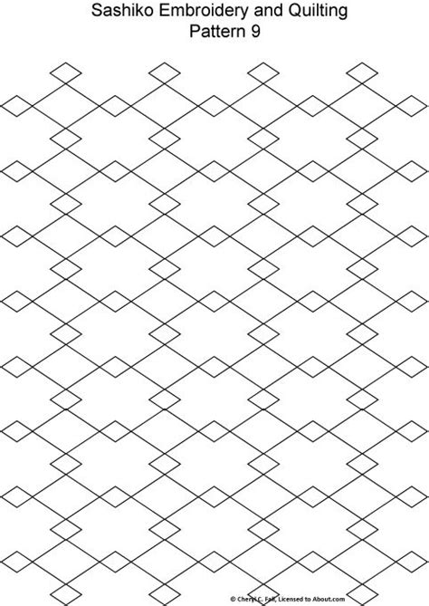 Free Sashiko Embroidery Patterns