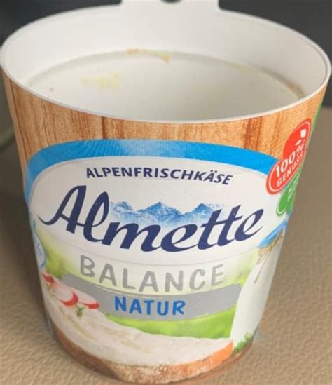 Balance Natur Almette - kalorie, kJ a nutriční hodnoty ...