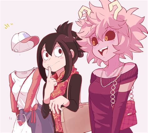 asui tsuyu, ashido mina, and hagakure tooru (boku no hero academia