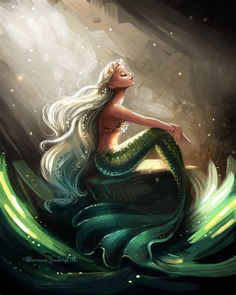Fantasy — Adrianna Vanderstelt | Mermaid art, Beautiful mermaids