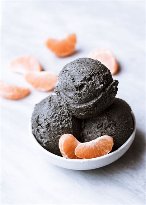 Creamy Black Sesame Gelato