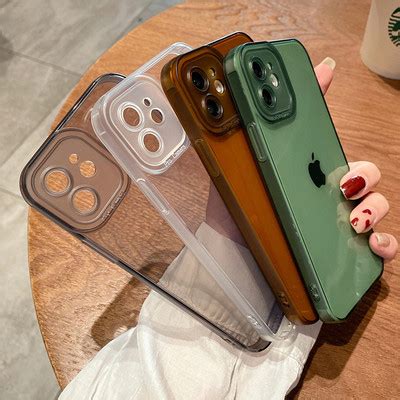 Badu.bg Защита на камерата Меки прозрачни калъфи за телефони за iPhone ...