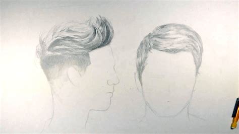 Boy Hair Sketch at PaintingValley.com | Explore collection of Boy Hair ...