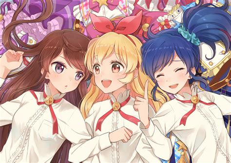 Ichigo Hoshimiya Ran Shibuki Aikatsu Gambar Anime Keren - Riset