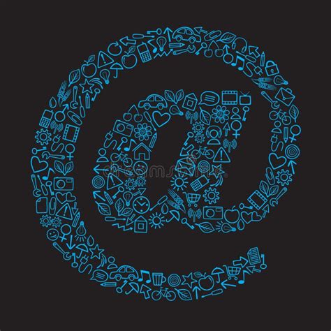 mail sign stock illustration illustration  digital
