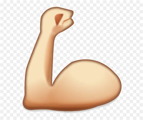 Strong Muscle Arm Png Image Background - Muscle Emoji, Transparent Png ...