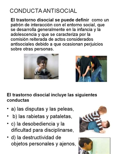 2 Conducta Antisocial | PDF | Comportamiento | Trastorno mental