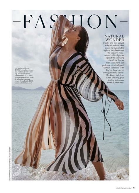 ROBYN LAWLEY in Marie Claire Magazine, Australia November 2019 – HawtCelebs