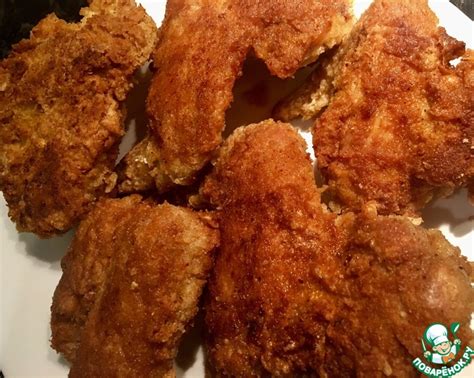 Куриные крылышки в панировке к пиву – кулинарный рецепт