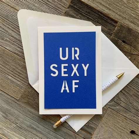 You are sexy AF Sexy Card Valentines Day Card Sexy | Etsy