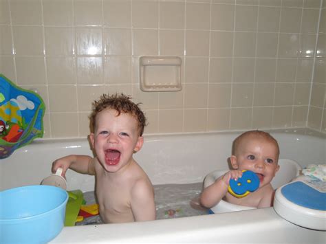 The Blake Brothers' and Little Sister Blog: Bath Time