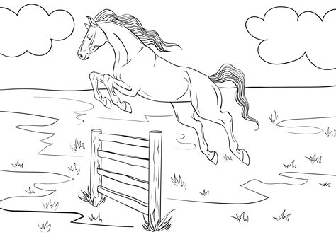 Immagini Di Cavalli Da Colorare E Stampare Per Bambini