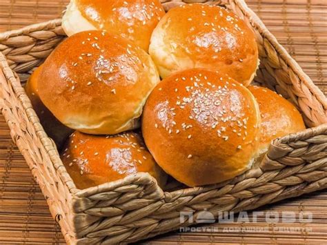 Булочки для бургеров - рецепт с фото на Пошагово ру