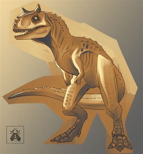 ArtStation - Carnotaurus sketch