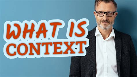 Context | Meaning of context - YouTube