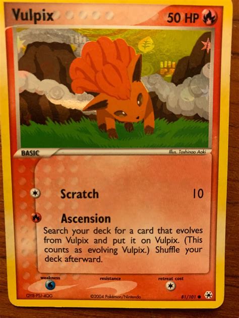 Vulpix [Holo] #81 Prices | Pokemon Hidden Legends | Pokemon Cards