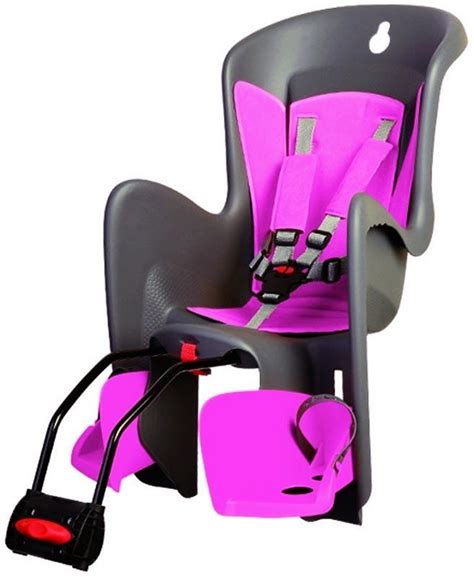 Детское велокресло Polisport BILBY QST dark-grey-pink Розовый ...