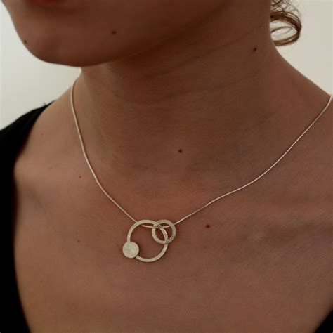 Planets Silver Pendant - Etsy