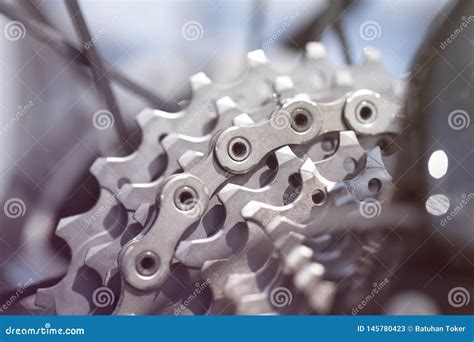 Bicycle Chain and Crank Set on Road Bike Stock Image - Image of group ...