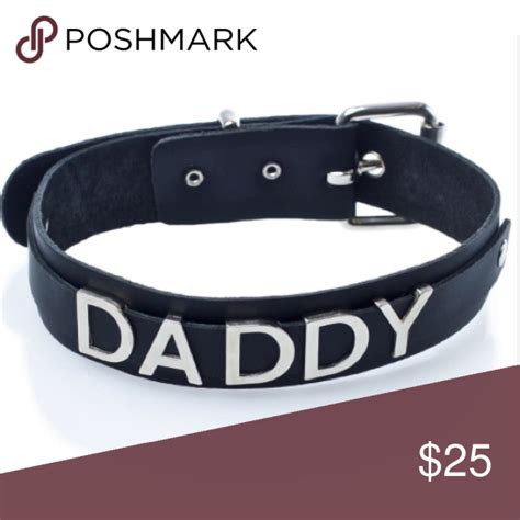 Daddy Choker Collar New in package, faux leather. Price firm. Jewelry ...