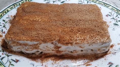 Тирамису с творогом и юбилейным печеньем. Очень быстрый и вкусный ...