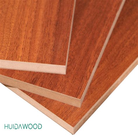 18mm 4X8 MDF dengan Melamin Film Sheet Melamin Lamininasi MDF Lemari ...