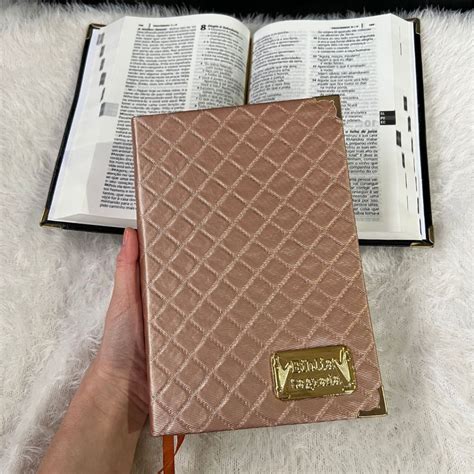 Biblia Pequena De Bolsa - Bíblia Sagrada Luxo Champanhe Pequena de Bolsa Letras Grandes Linguagem ...